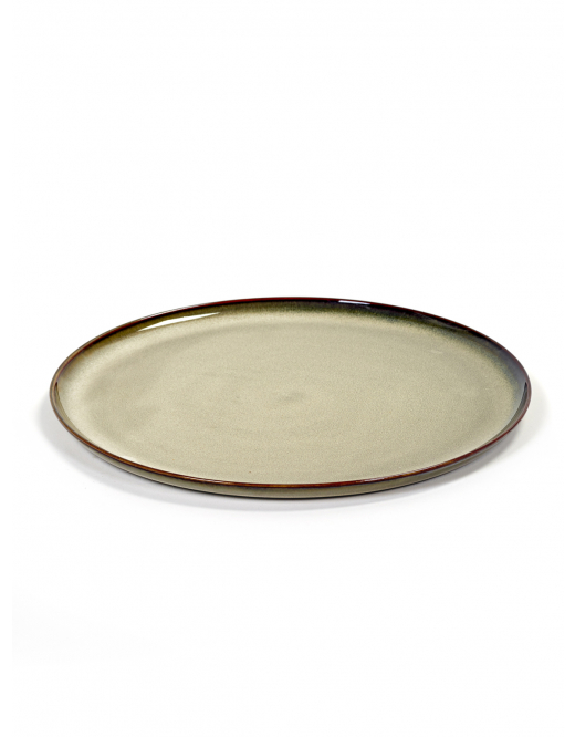 Serax Terres de Rêves - Large Misty Grey Plate (26cm) - 4 Pieces