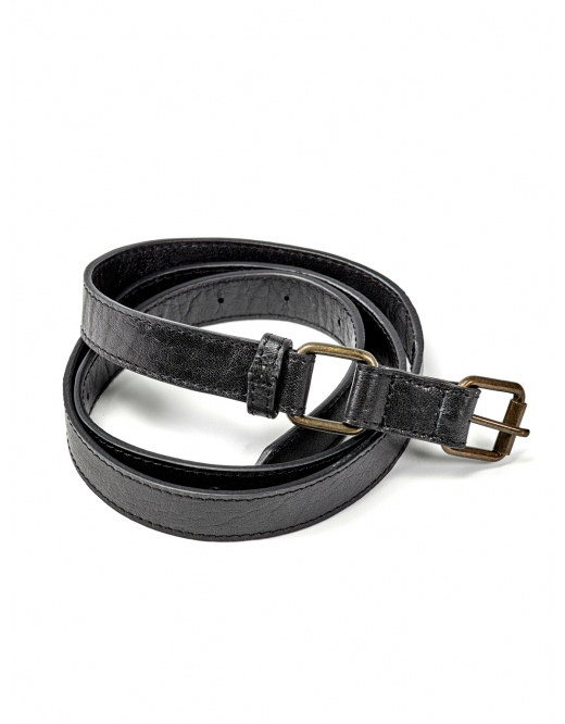Bea Mombaers Black Leather Multifunctional Belt
