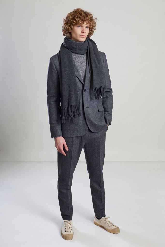 L’Exception Paris Anthracite Wool And Cashmere Scarf