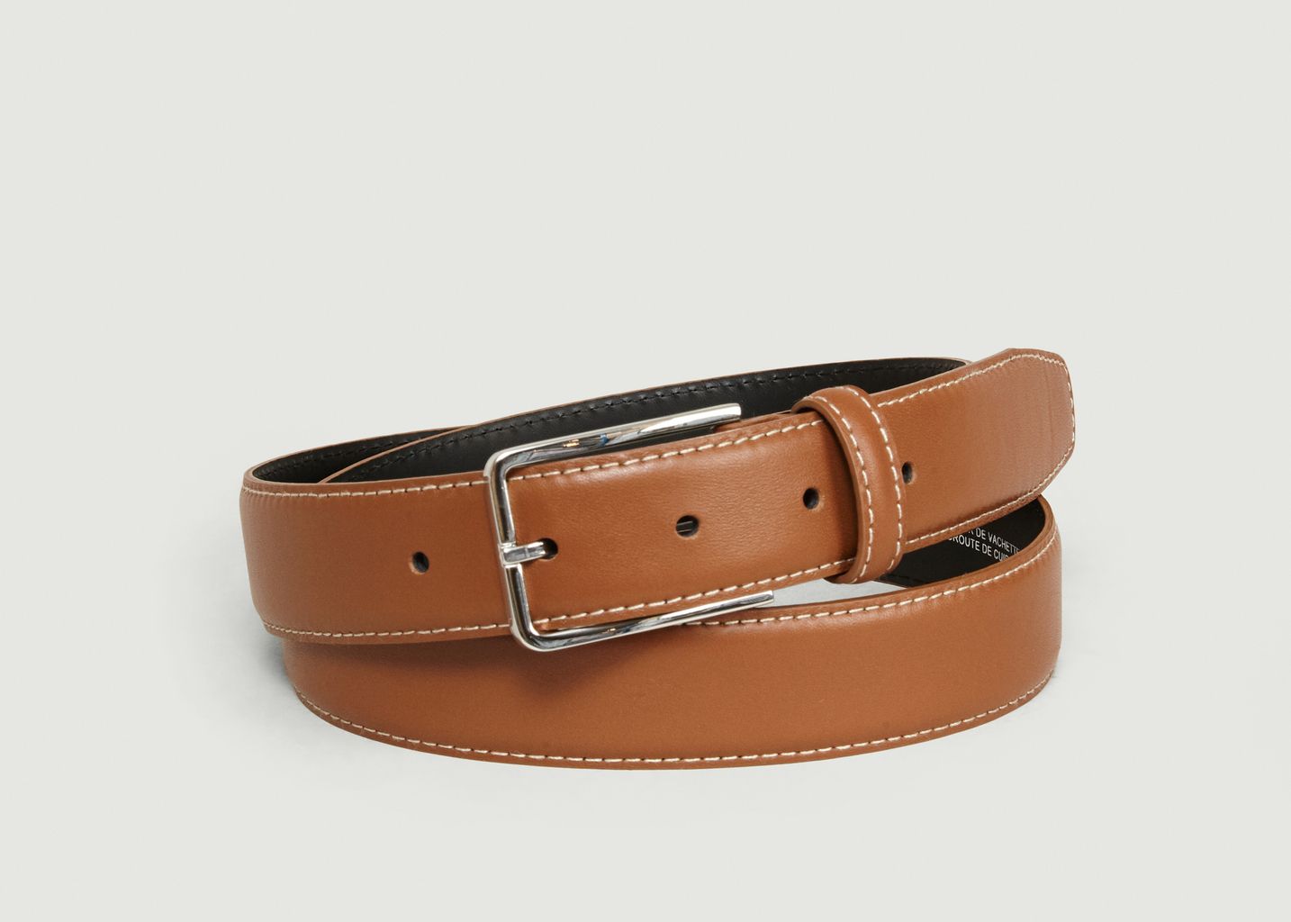 L’Exception Paris Brown Soft Leather Belt
