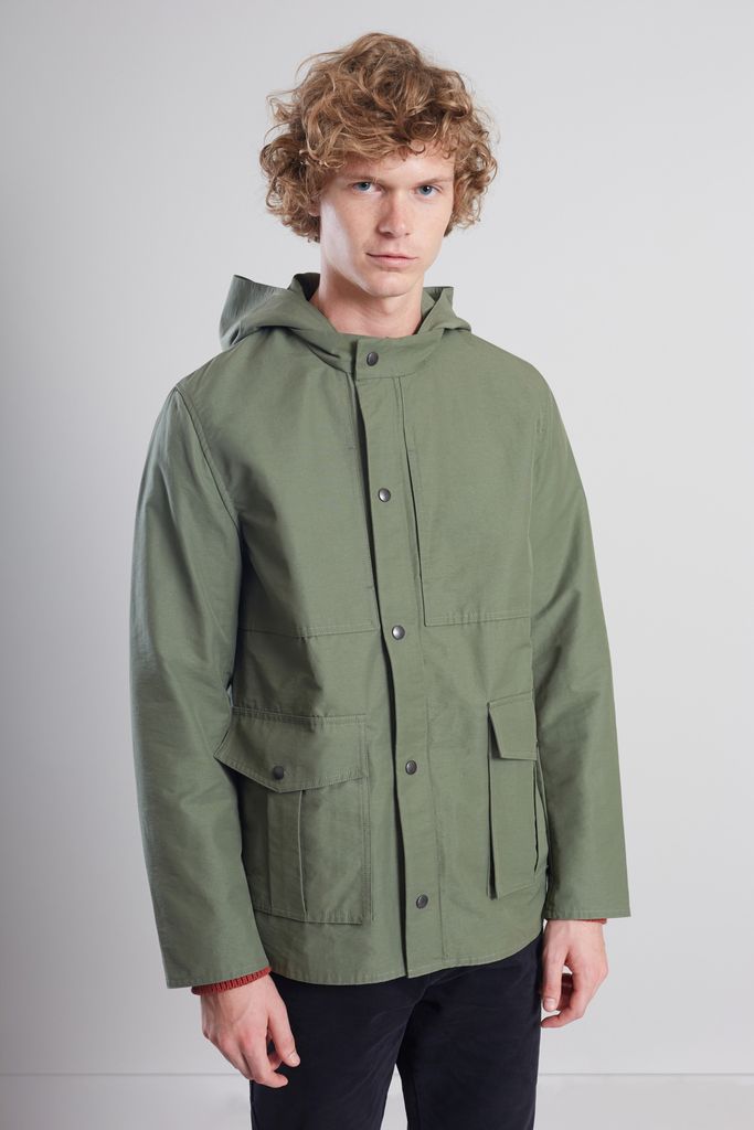 L’Exception Paris Khaki Green Waterproof Japanese Parka