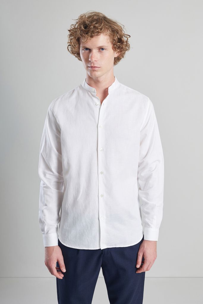 L’Exception Paris White Linen Shirt