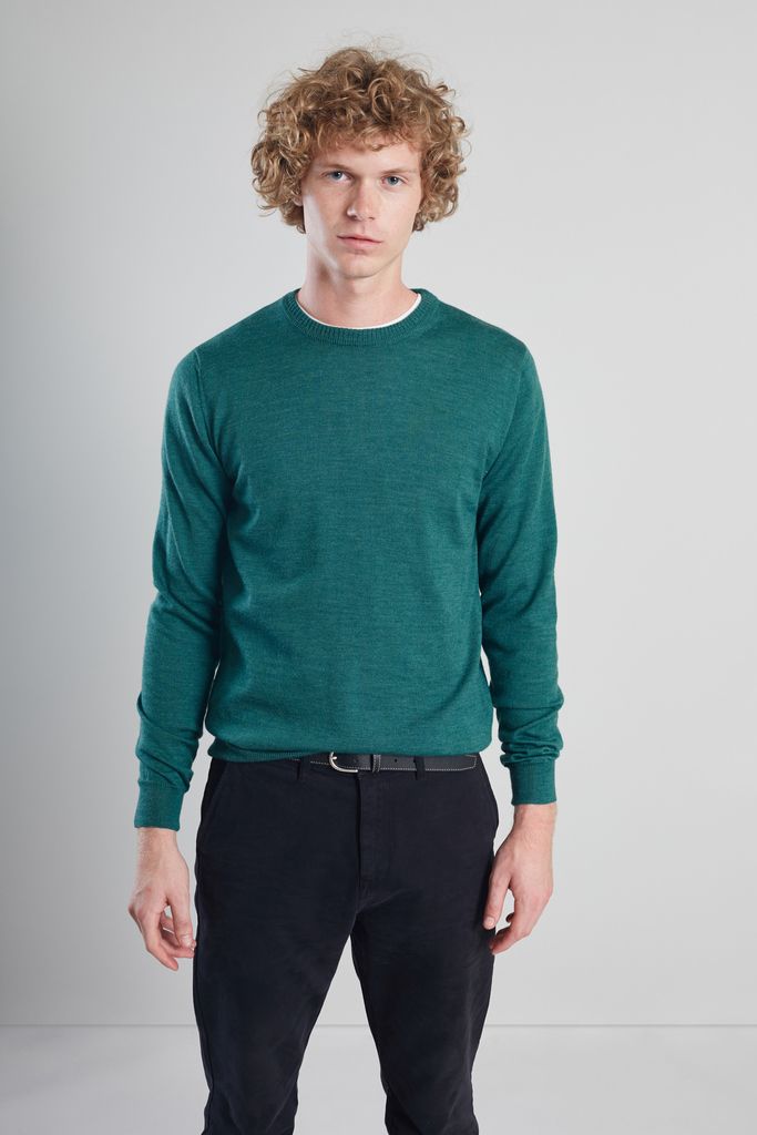 L’Exception Paris Green Merino Wool Jumper