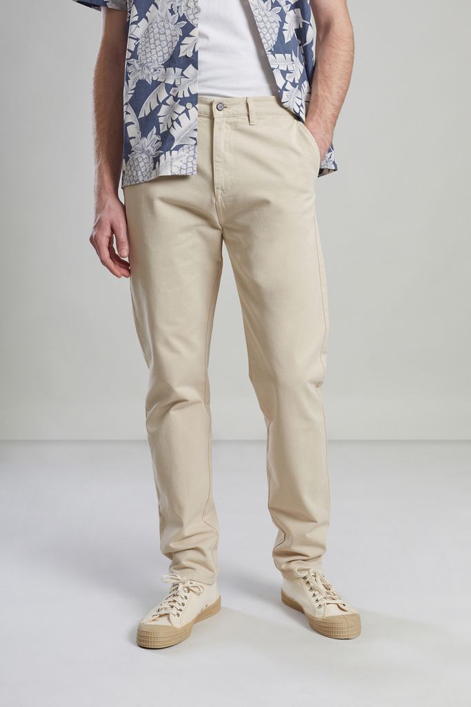 L’Exception Paris Beige Chino Twill Trousers