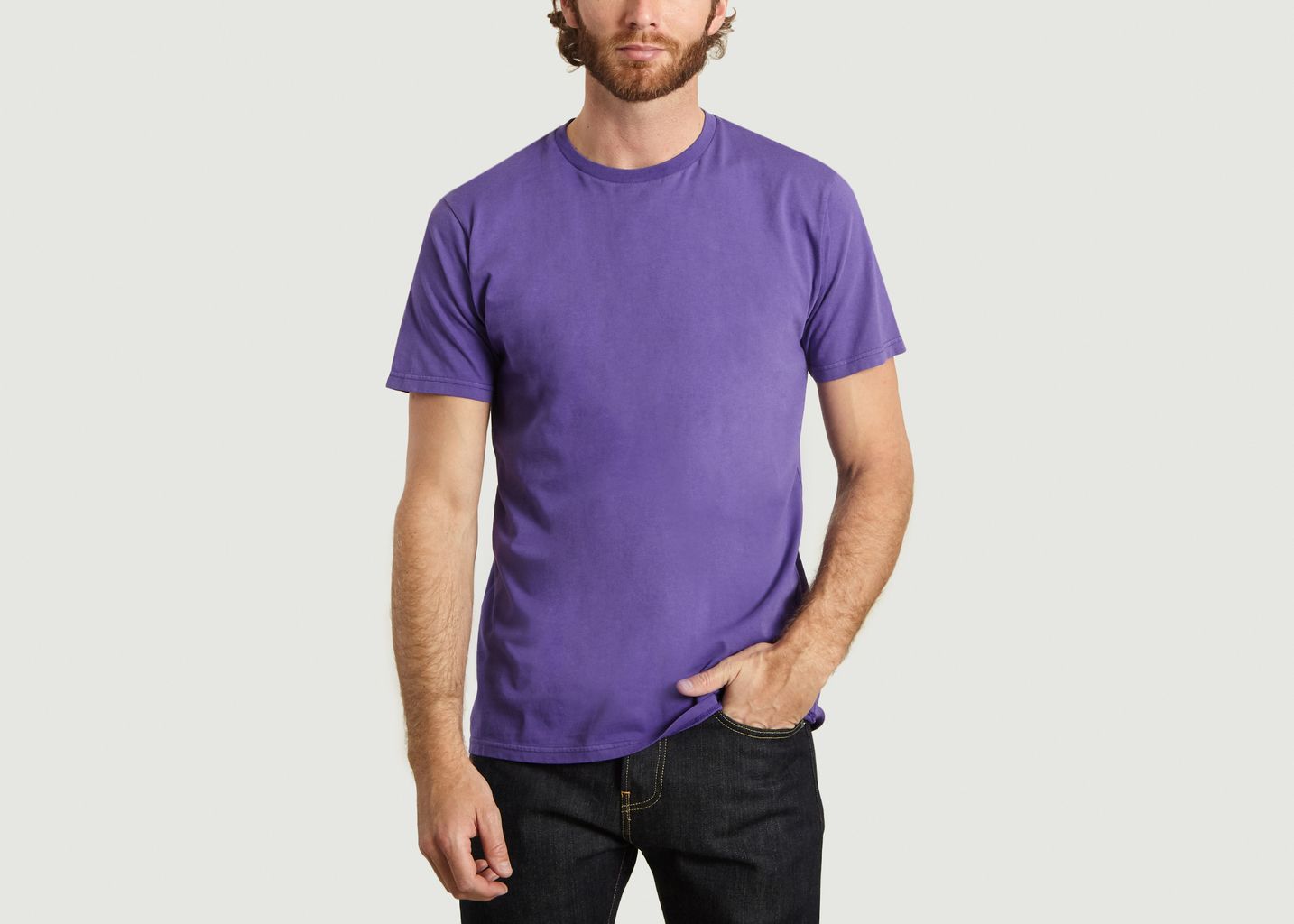 Colorful Standard Purple Classic T Shirt