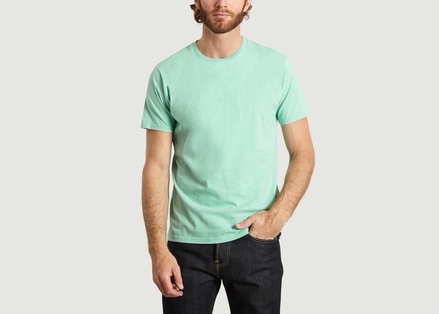 Colorful Standard Faded Mint Classic T Shirt