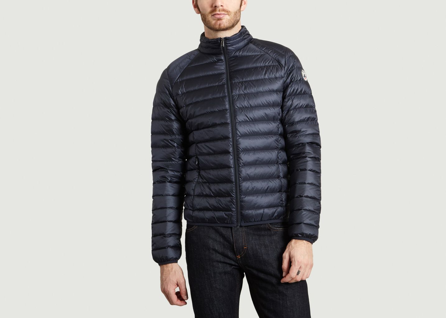 just over the top Navy Blue Mat Padded Jacket