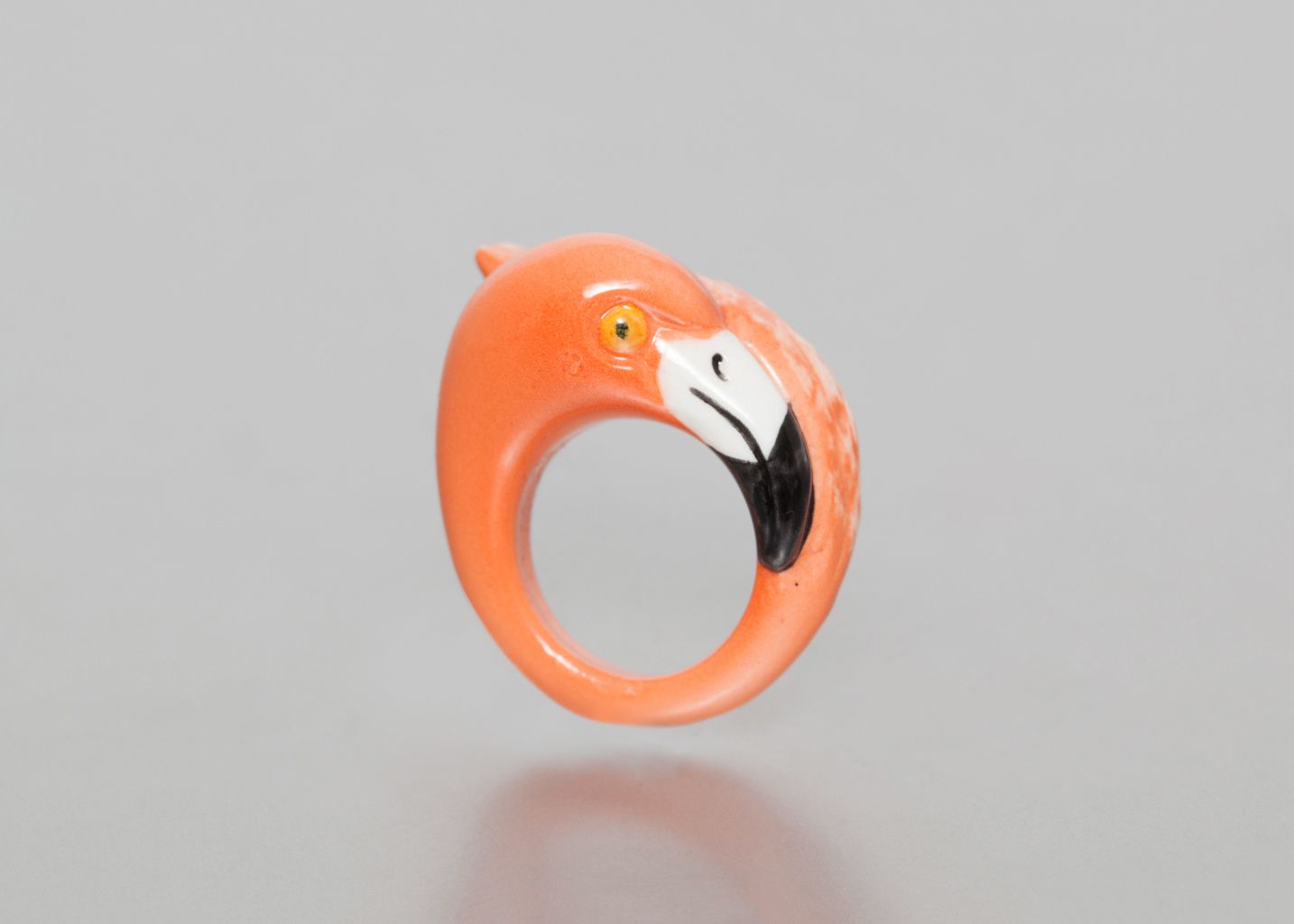 Orange Flamingo Ring