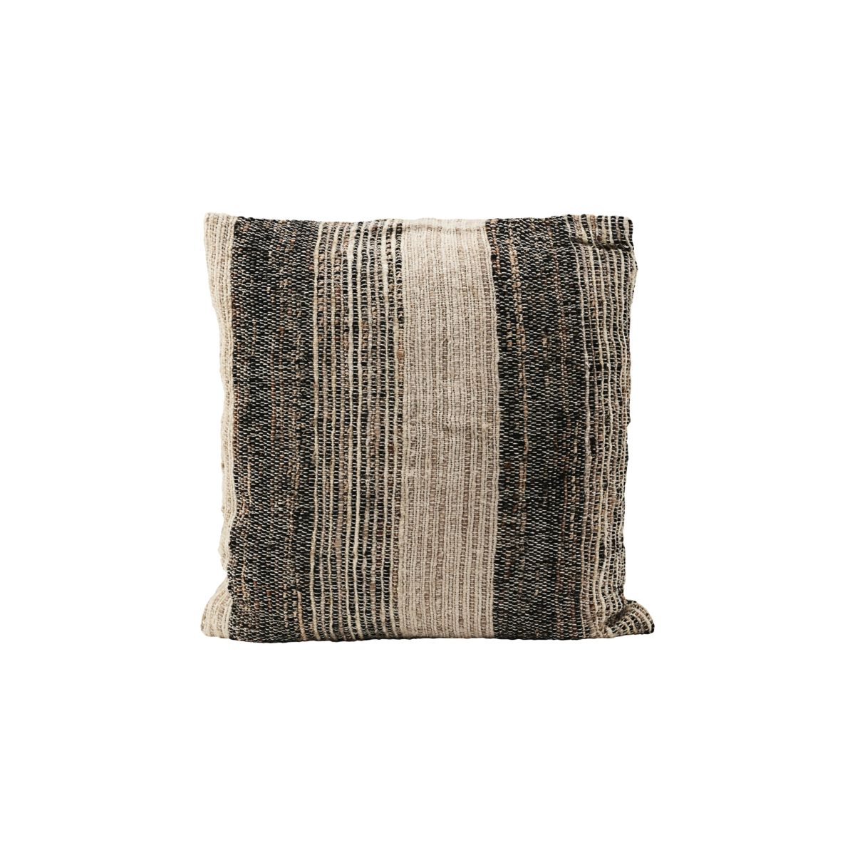 House Doctor Cushion Cover 50x50cm Viscose/Cotton with Stripes in Earth Tones