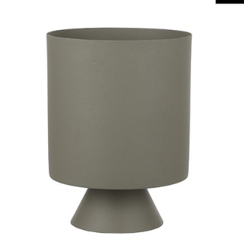Mica Matte Green Urn Style Pot