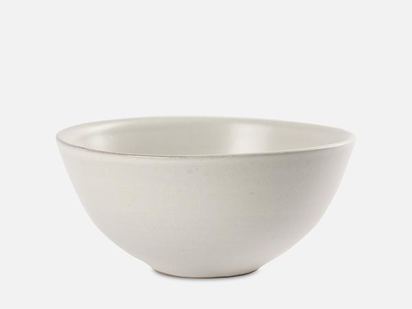 Folkdays Simple Ceramic Bowl White Big