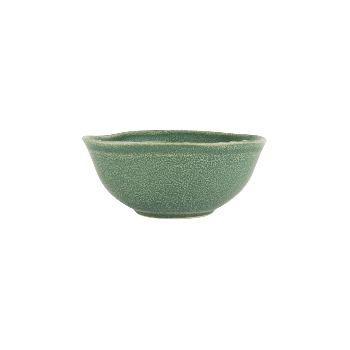 Set of 2 Small Stoneware Bowls - Green