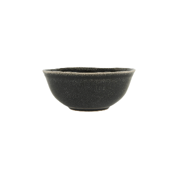 Set of 2 Small Stoneware Bowls - Black