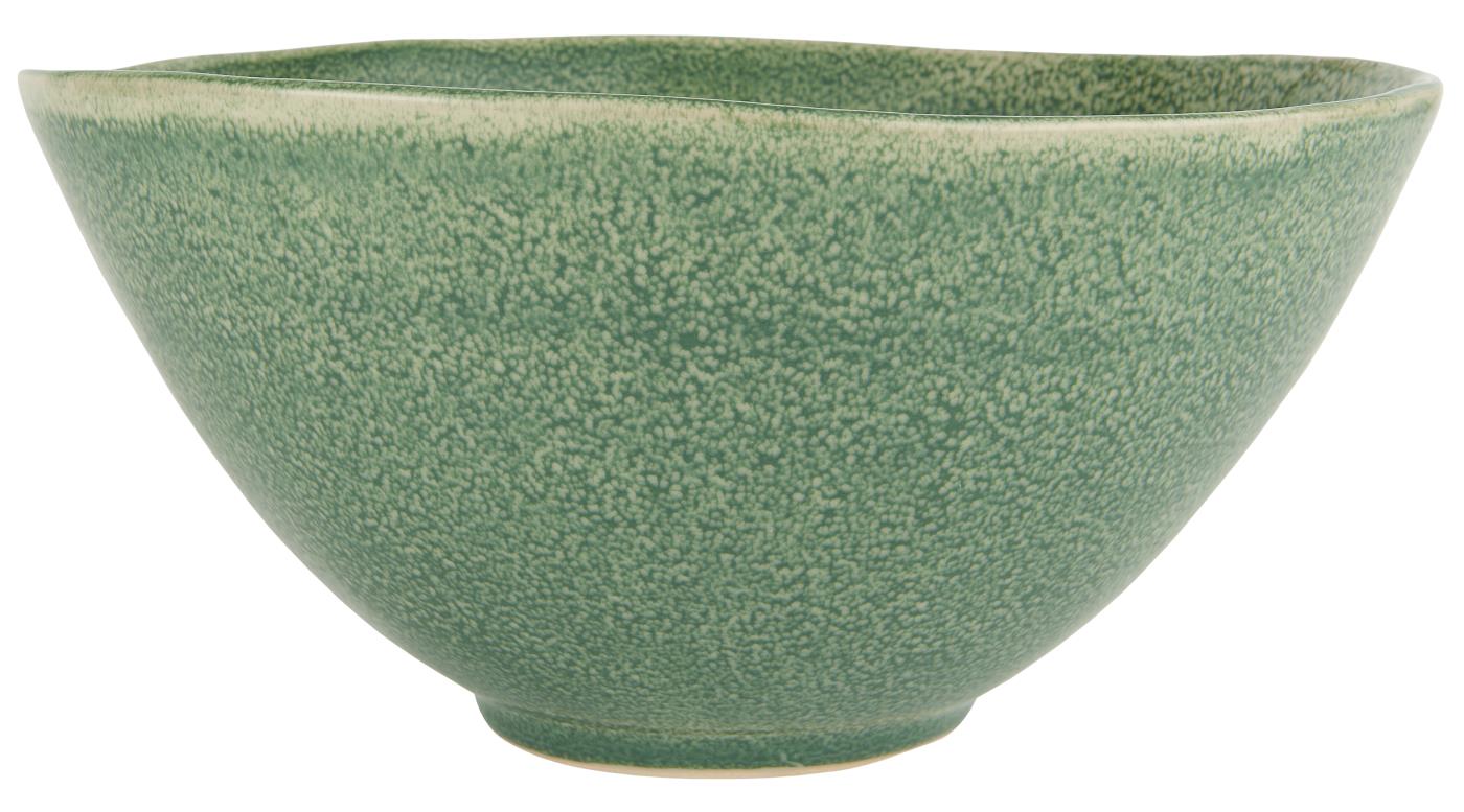 Large Stoneware Bowl - Green