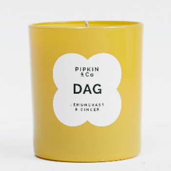 Pipkin & Co "Dag" Lemongrass & Ginger Scented Candle