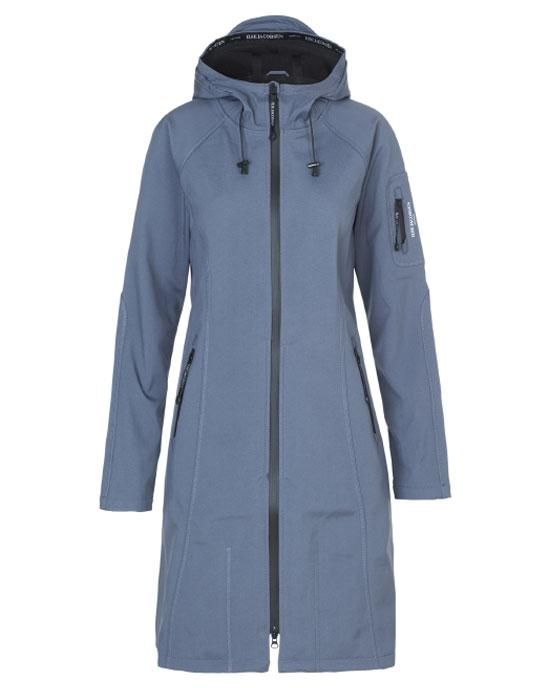 Long Raincoat Blue Grayness