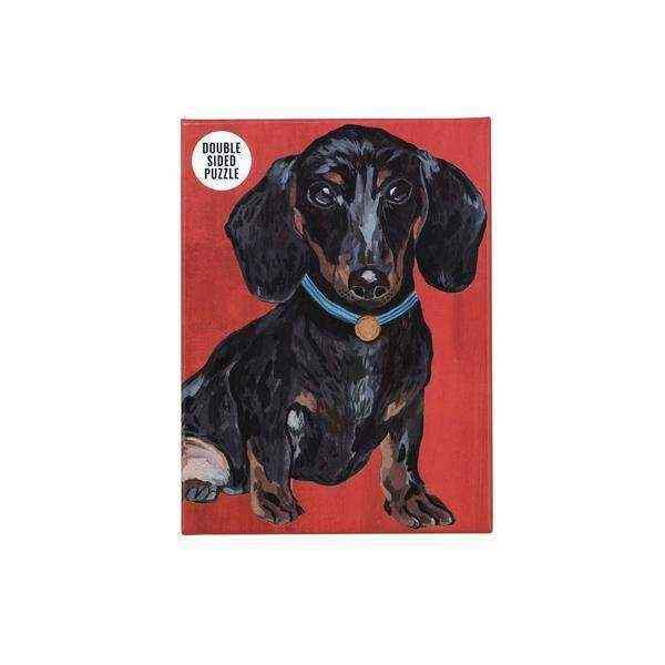 &Quirky Dachshund Double Sided Jigsaw Puzzle