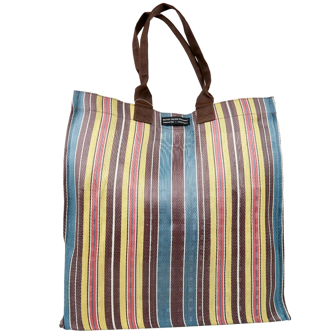 Trouva: Eco Woven Market Shopper Bag - Indian Yellow, Saxe, Rose Beige