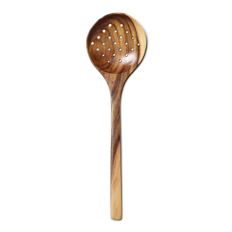 Dutchdeluxes Wooden Utensil / Acasia - Skimmer Spoon Xl