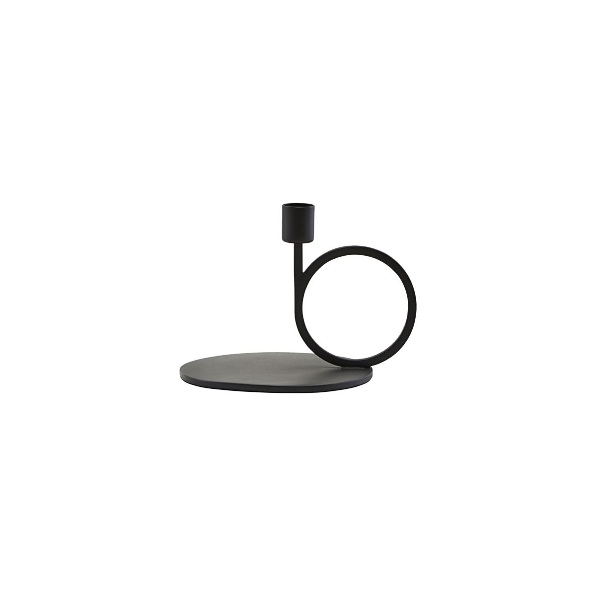 House Doctor Black Cirque Candle Stand