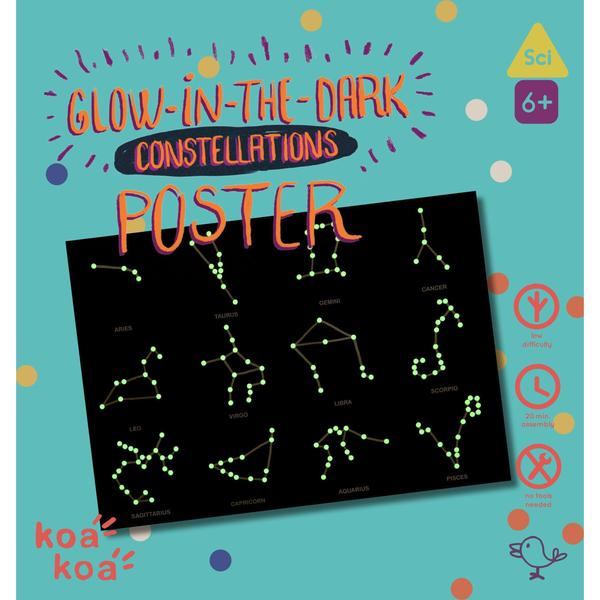 Koa Koa Draw the Constellations on a Poster Kit