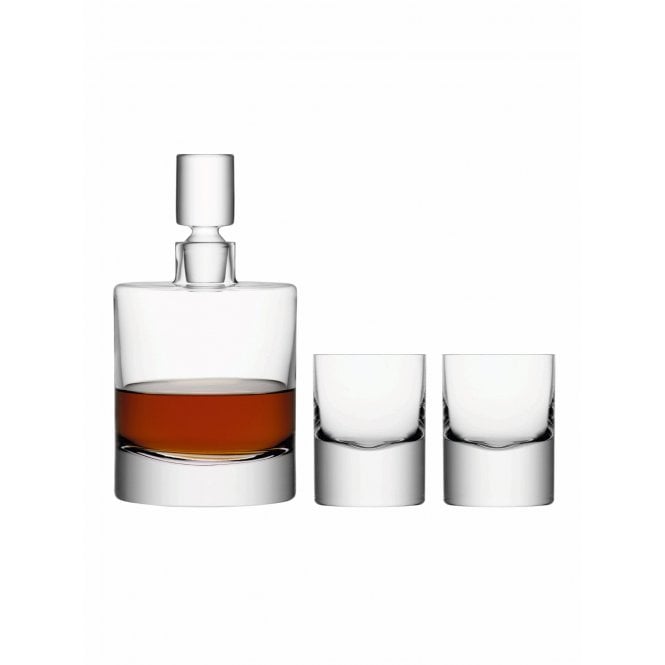 LSA International Boris Decanter & Tumblers Whisky Set 