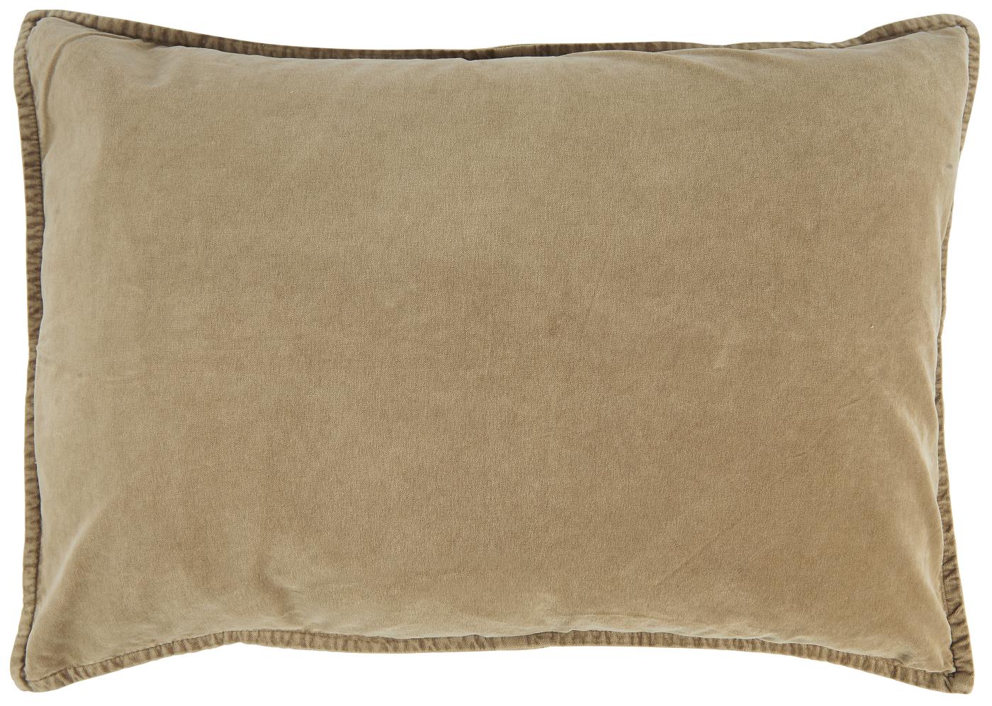 Velvet Cushion - Beige