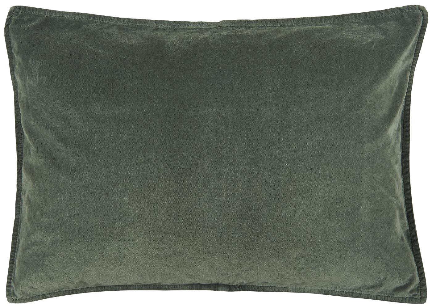Velvet Cushion - Dark Green
