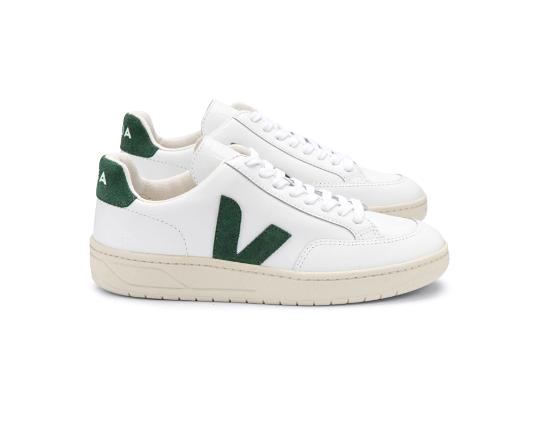 Veja V-12 Leather Extra White Cyprus Shoes