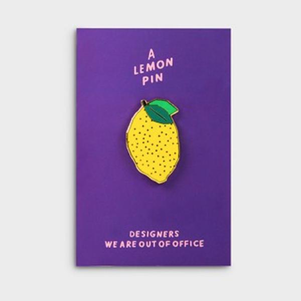 We are out of office  A Lemon Pin