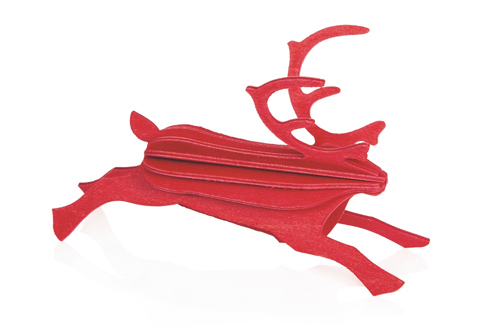 Lovi Reindeer 12cm Red