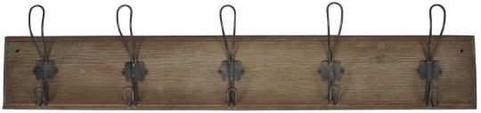 Ib Laursen Wooden Hook rack w/5 hooks