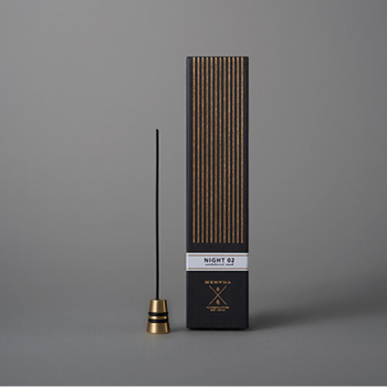 Scent Space  Menuha Japanese Night 02 Insence Sticks with Brass Holder 