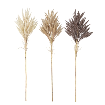 Bloomingville Decorative Flower H80 cm (Set of 3) in Earth Colours