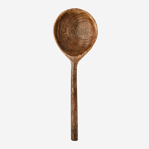 Madam Stoltz Short Round Wooden Spoon