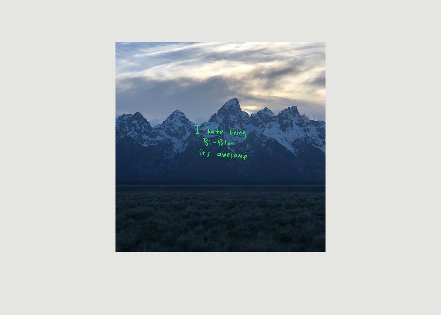 La vinyl-thèque idéale Ye Kanye West Tracks