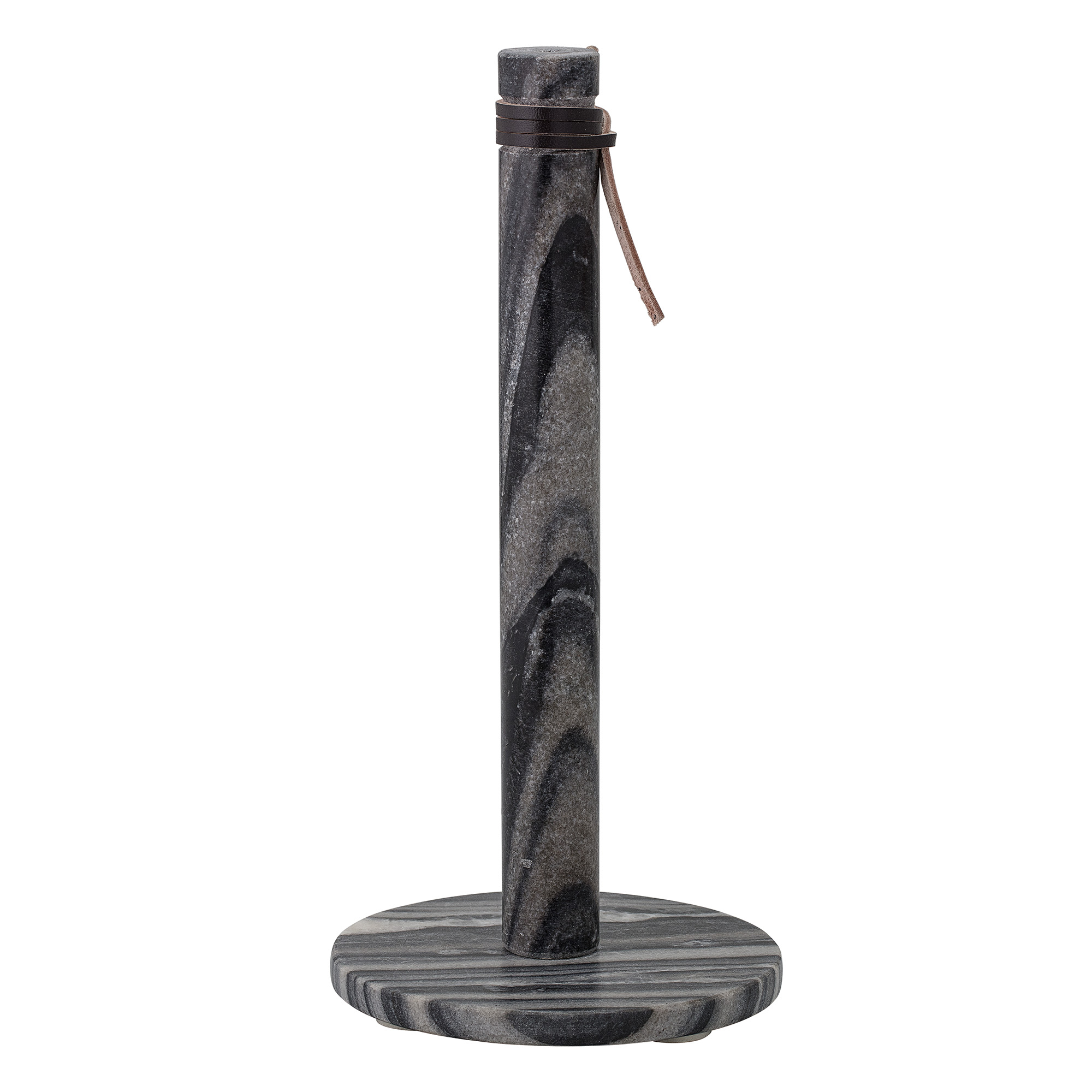Bloomingville Grey Marble Kitchen Paper Roll Stand
