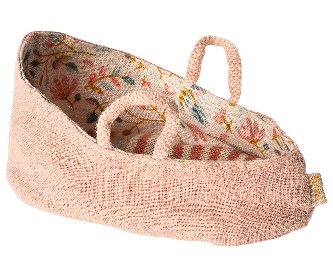 Maileg My Misty Rose Cotton Carry Cot