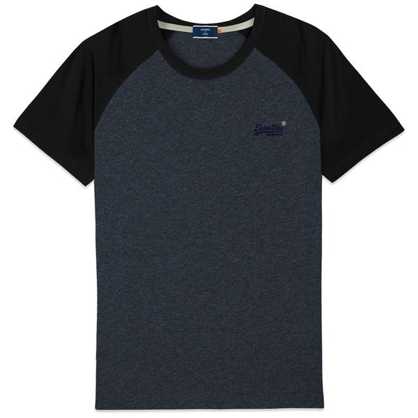 Rich Navy Ol Baseball T Shirt