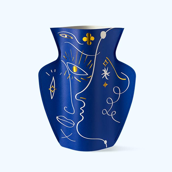 Octaevo Paper Vase Jaime Hayon - Blue