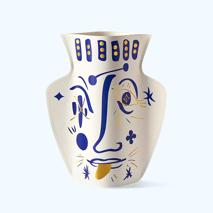 Octaevo White Jaime Hayon Paper Vase