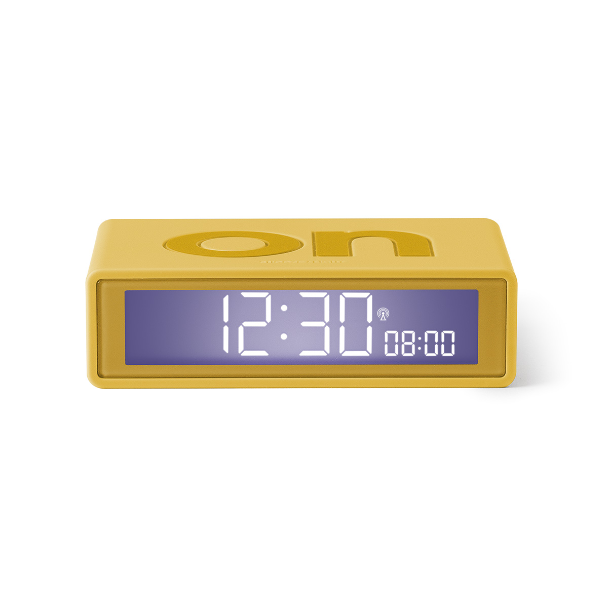 Lexon Yellow Flip+ Alarm Clock