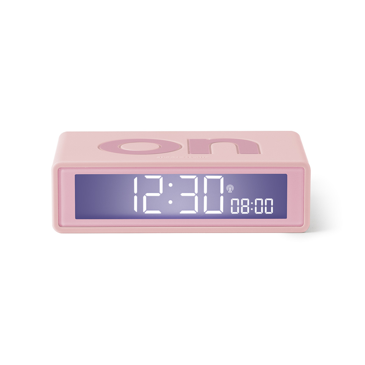 Lexon Pink Flip+ Alarm Clock