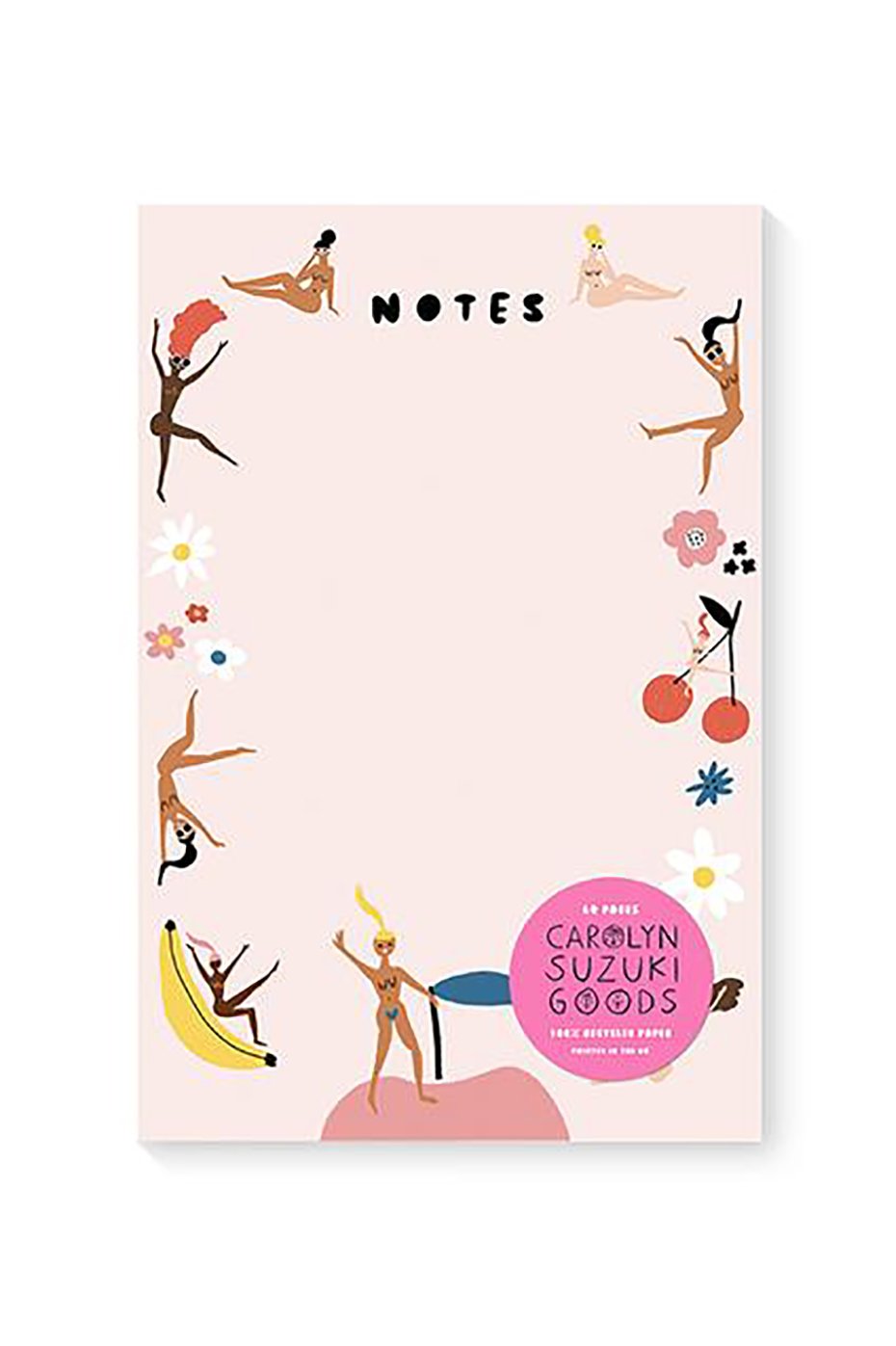 1973 Fruity Nudes Recycled Paper Notepad