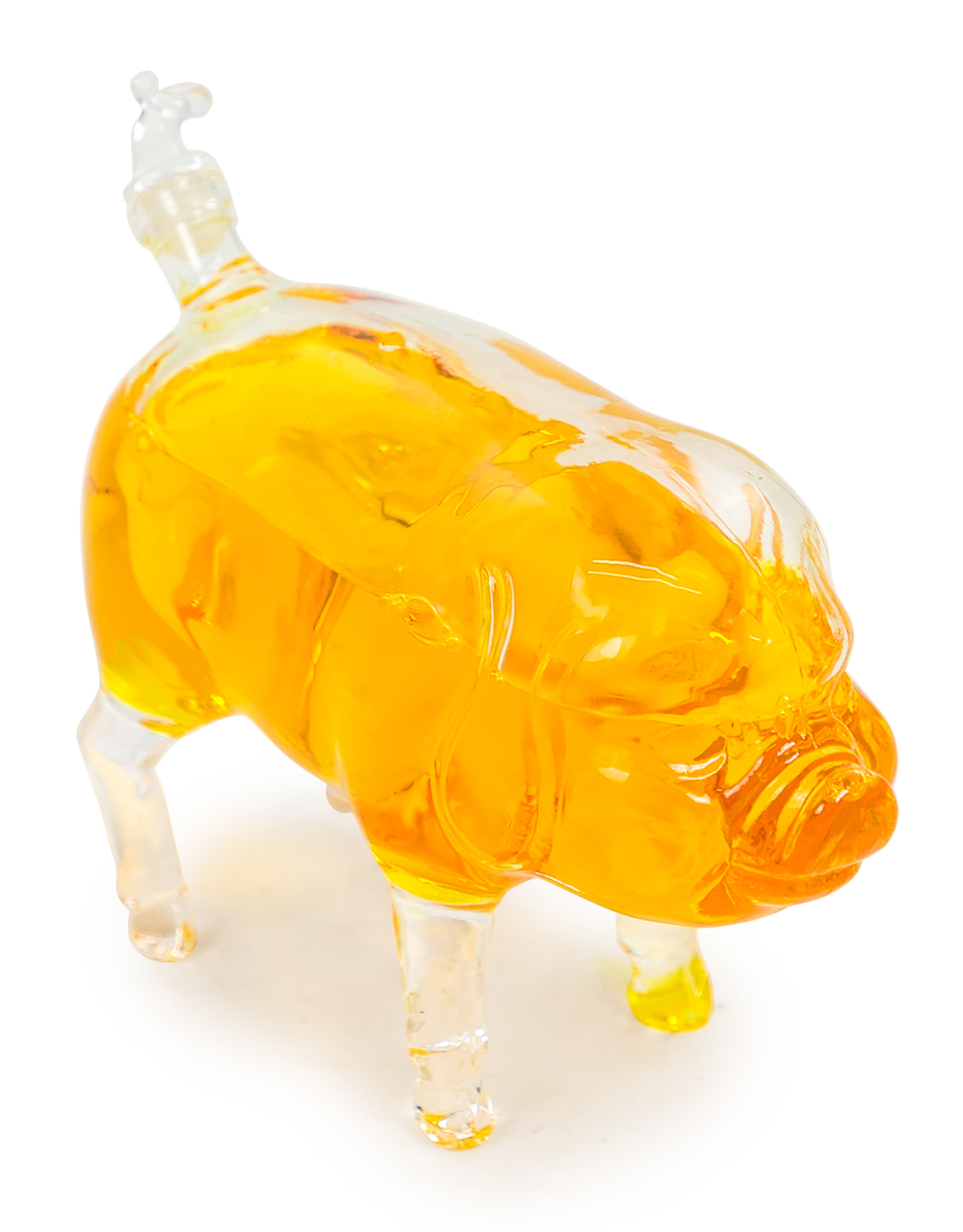 &Quirky Pig Glass Decanter