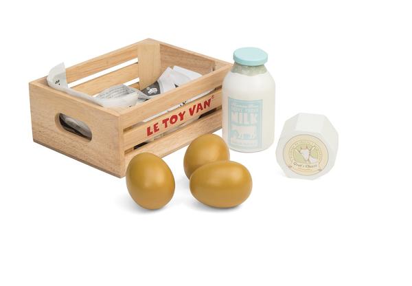 Le Toy Van Eggs And Dairy Set