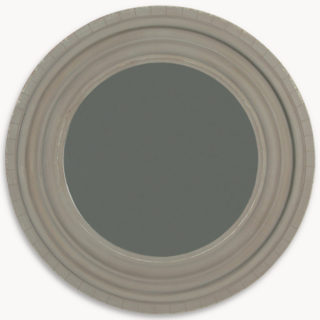 Wilton Grey Round Mirror