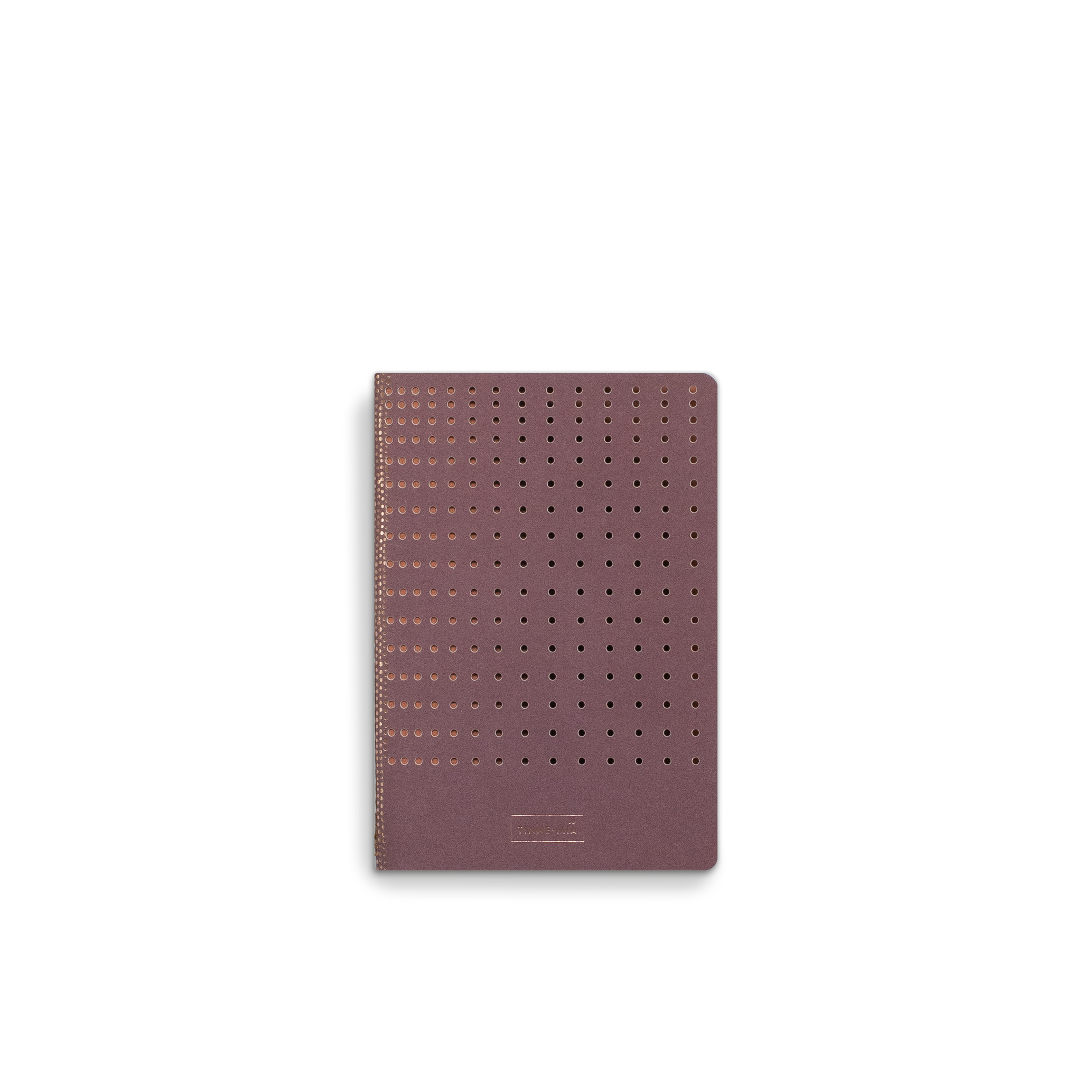 Tinne + Mia A6 Gridded Burgundy Cuaderno Notebook