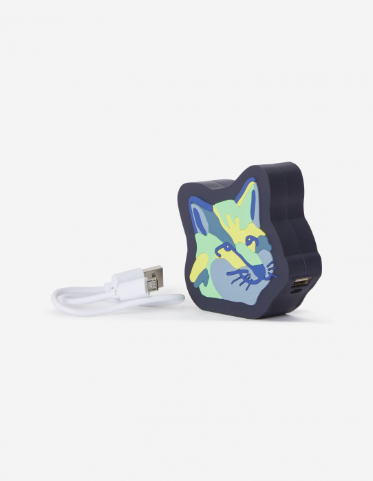 Maison Kitsune Neon Fox Head External Battery