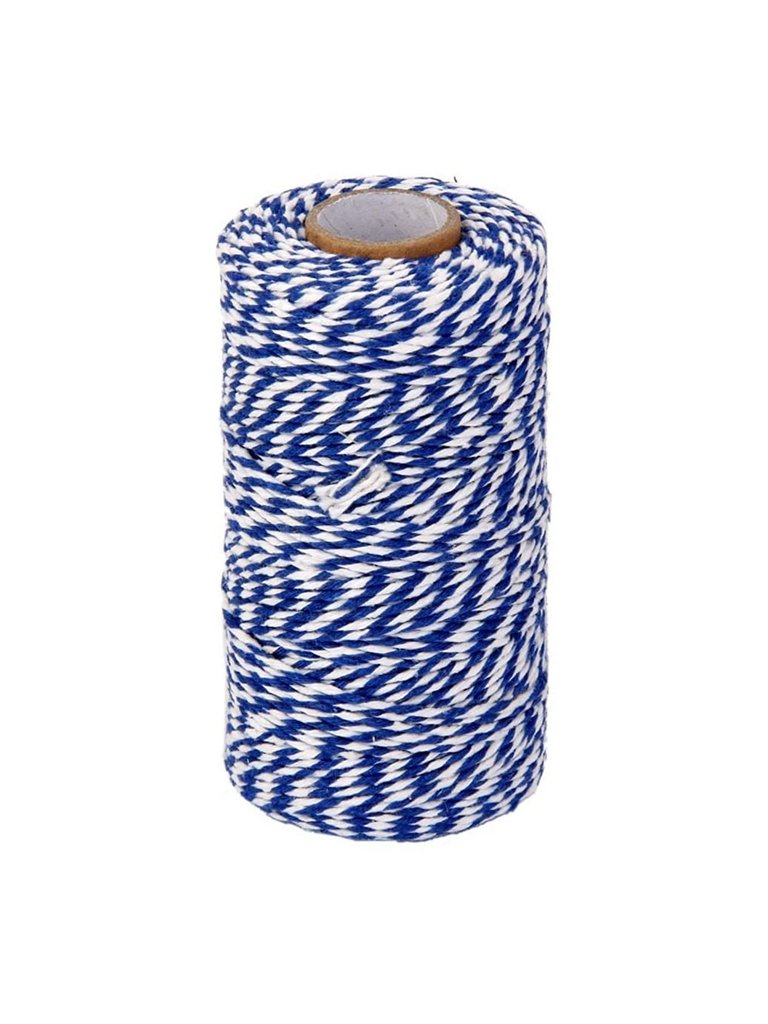 Refound Re Found Cotton Stripy String In Blue White